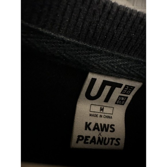 Uniqlo X Kaws Peanuts Skateboard Snoopy Men’s Crewneck Sweatshirt Size M - Picture 3 of 4